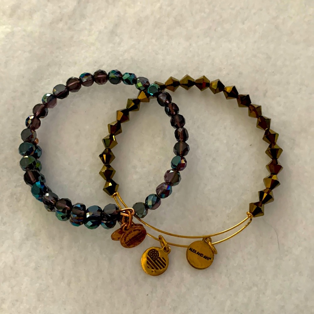 EUC Alex & Ani bracelets- set of 2!